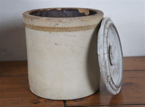 how to clean antique stoneware crocks